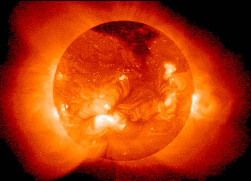 Has tenido esta semana extraños síntomas físicos? O no tan físicos?… Cómo afectan las tormentas solares en los seres vivos y al devenir de los acontecimientos en la tierra! Sun_in_x-ray