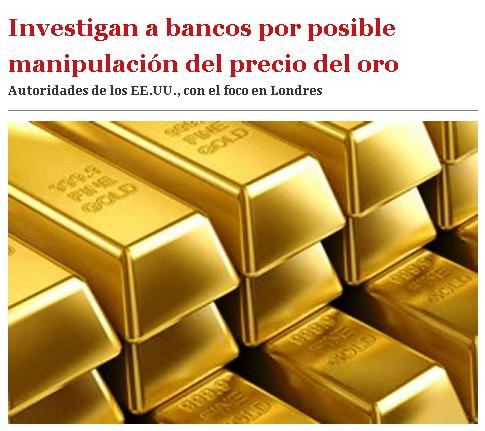 oro investigacion manipulacion