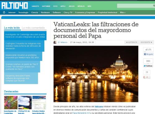 VATICANO ESCÁNDALOS  - Página 16 Vaticanleaks