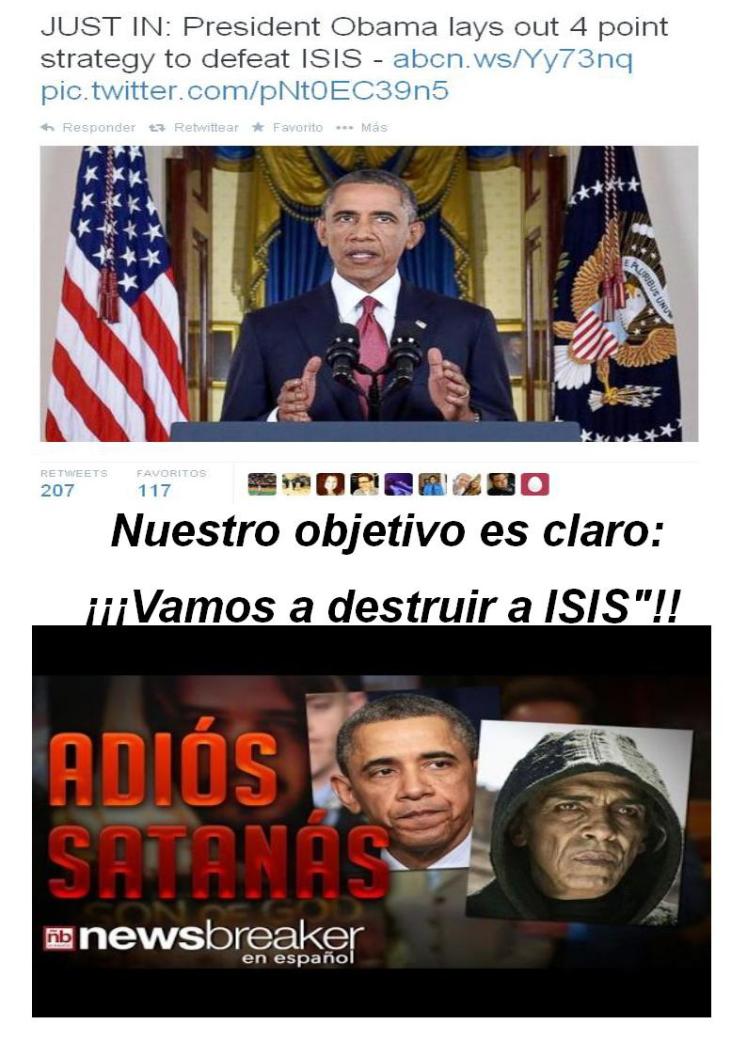 obama 10 de septuiembre 2014 vamos a destruir a ISIS