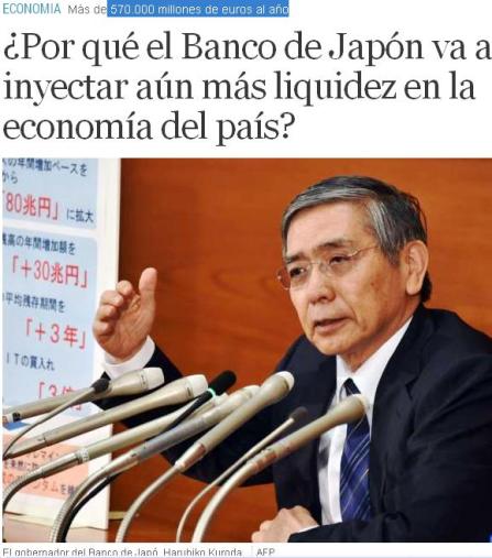 japon liquidez banco