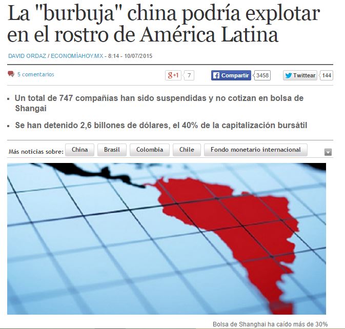 burbuja china america latina