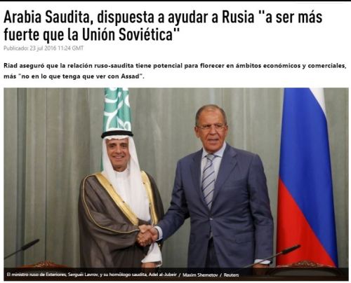 arabia saudi rusia