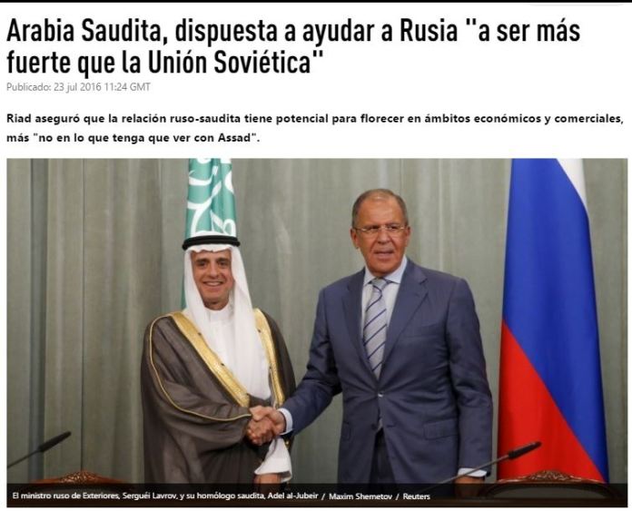 arabia saudi rusia