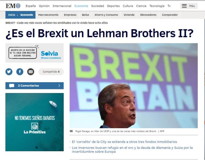 brexit lehman brothers