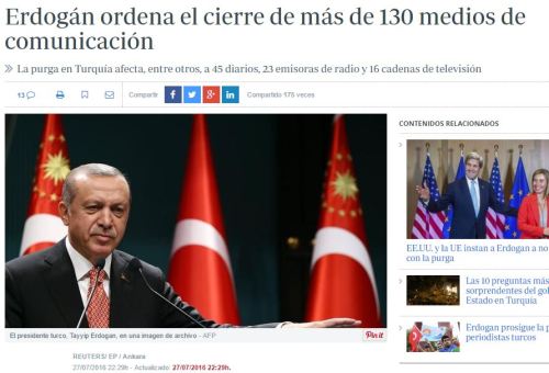 erdogan cierre medios