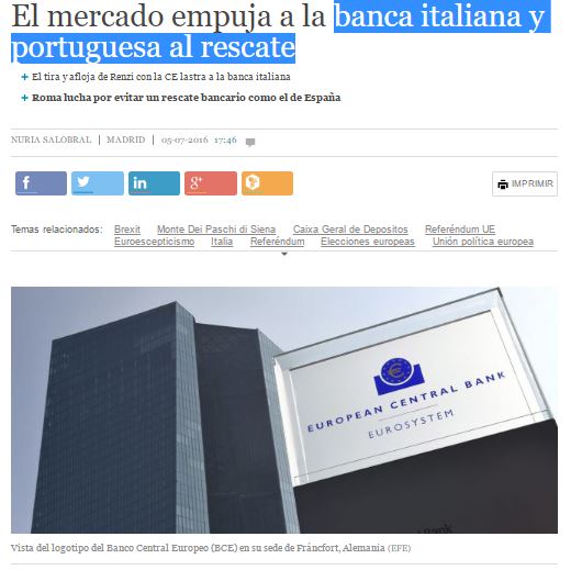 rescate banca italiana