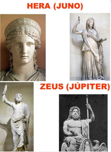 hera-juno júpiter-zeus
